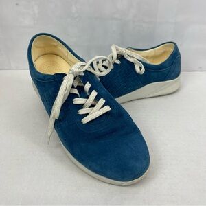 Christian Dietz Valencia Pacific Suede‎ Oxford Comfort Shoes Blue Women’s 5.5